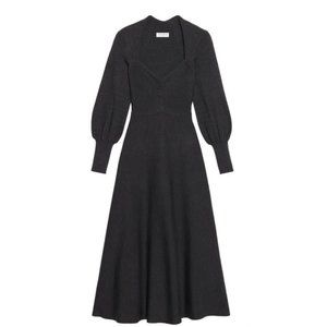 New with Tags! SANDRO Womens Noir / Gris Henriette Knitted